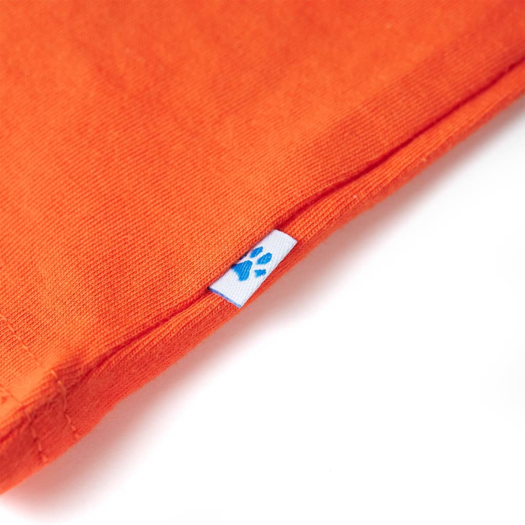 T-shirt til børn str. 140 orange