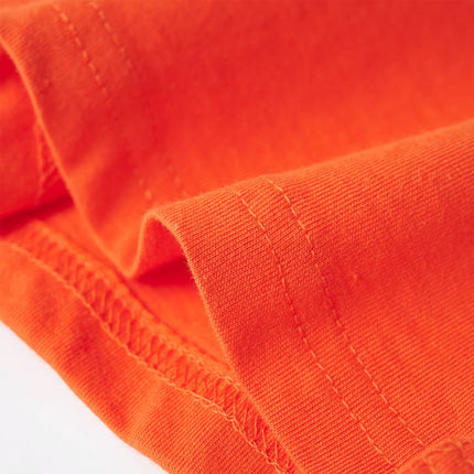 T-shirt til børn str. 140 orange
