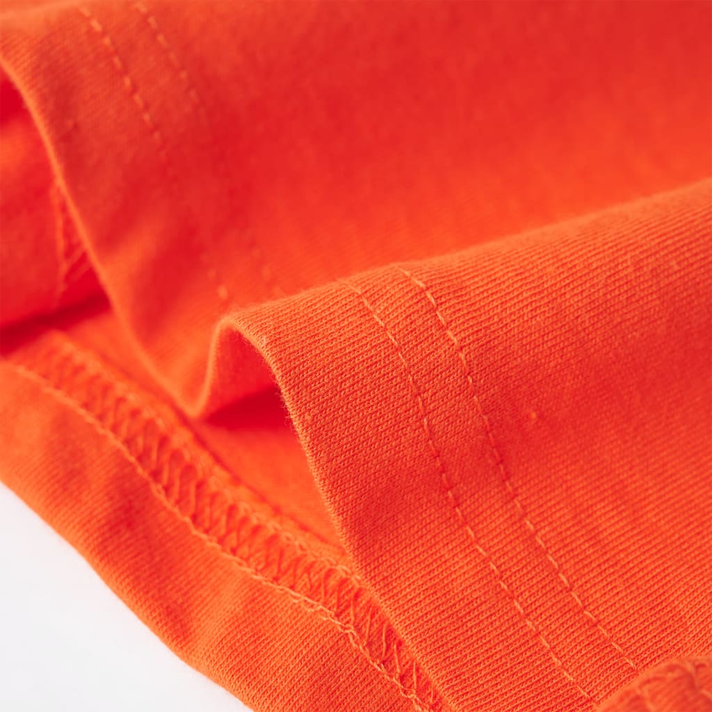 T-shirt til børn str. 140 orange
