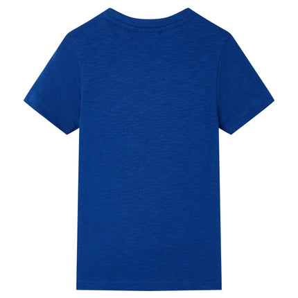 T-shirt til børn str. 128 mørkeblå