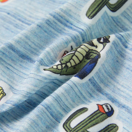 T-shirt til børn str. 140 blå