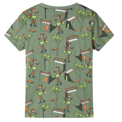 Pyjamas til børn str. 92 lys kakifarve