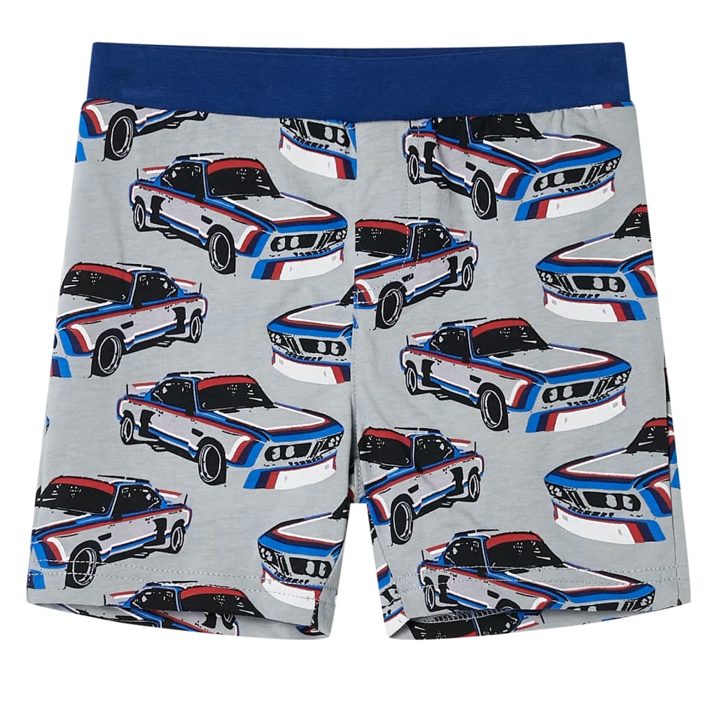 Pyjamas til børn str. 104 korte ærmer grå