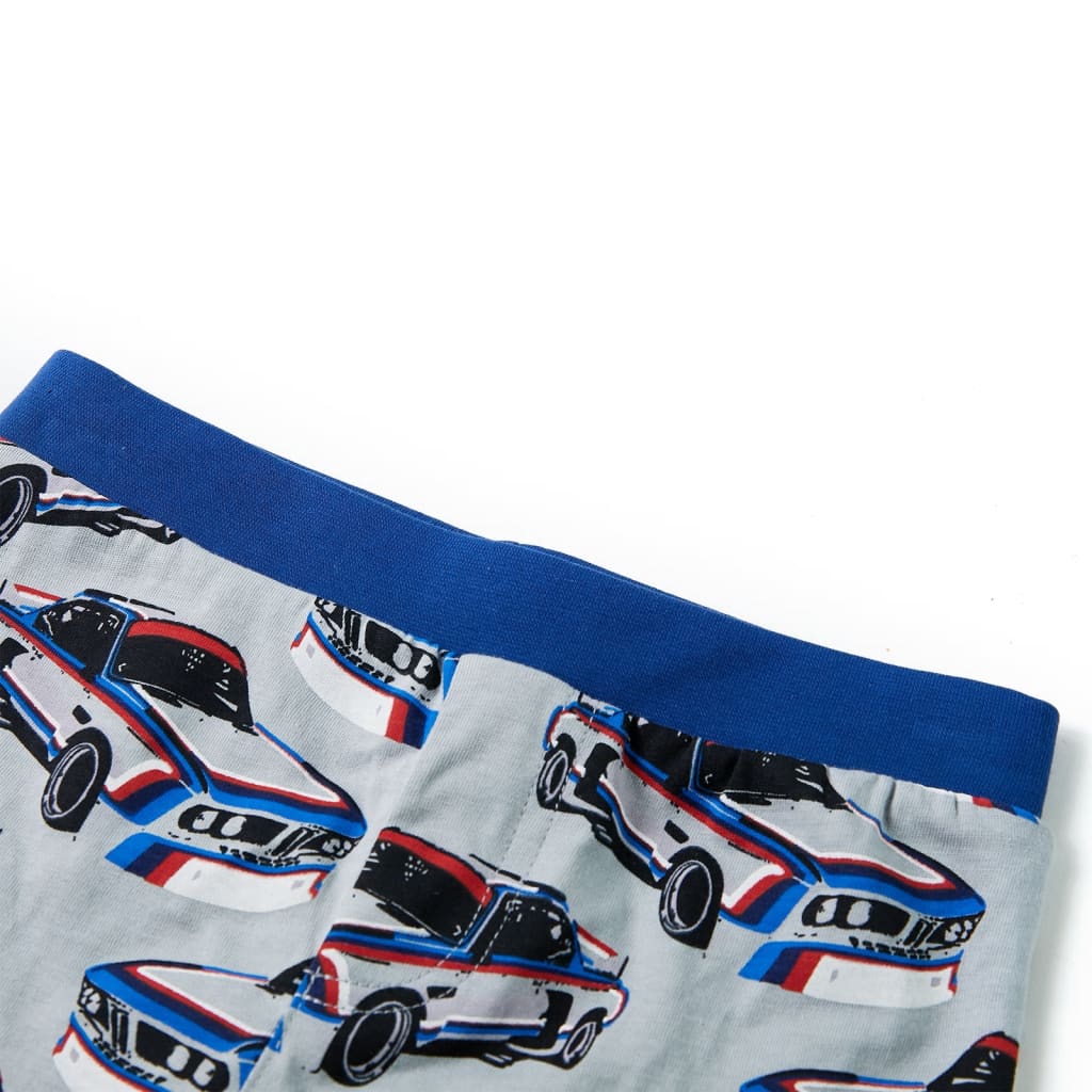 Pyjamas til børn str. 128 korte ærmer grå
