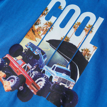 T-shirt til børn str. 116 blå