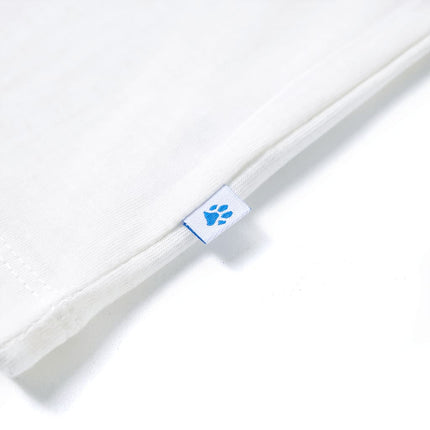 T-shirt til børn str. 104 ecrufarvet