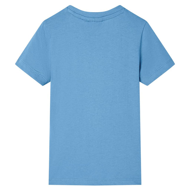 T-shirt til børn str. 116 blå