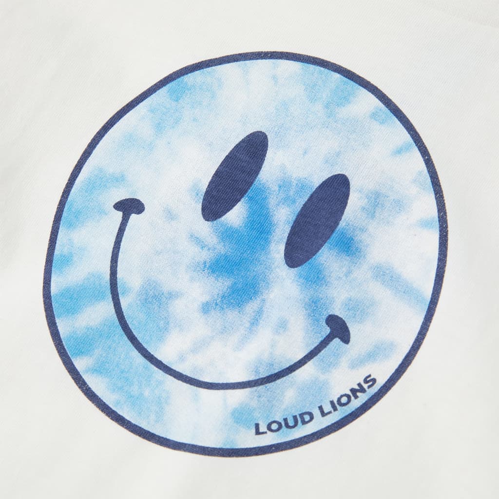 T-shirt til børn str. 116 ecrufarvet