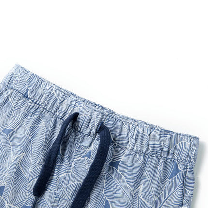 Shorts til børn str. 104 med snøre mørkeblå