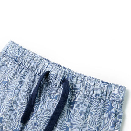 Shorts til børn str. 116 med snøre mørkeblå