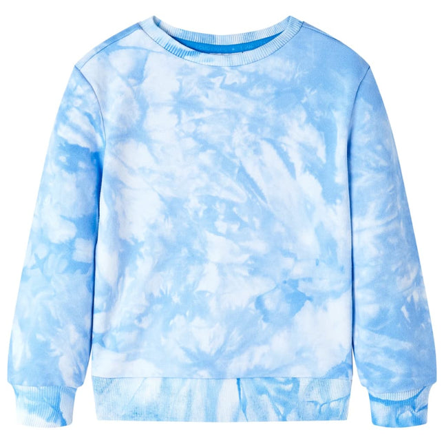 Sweatshirt til børn str. 128 lyseblå