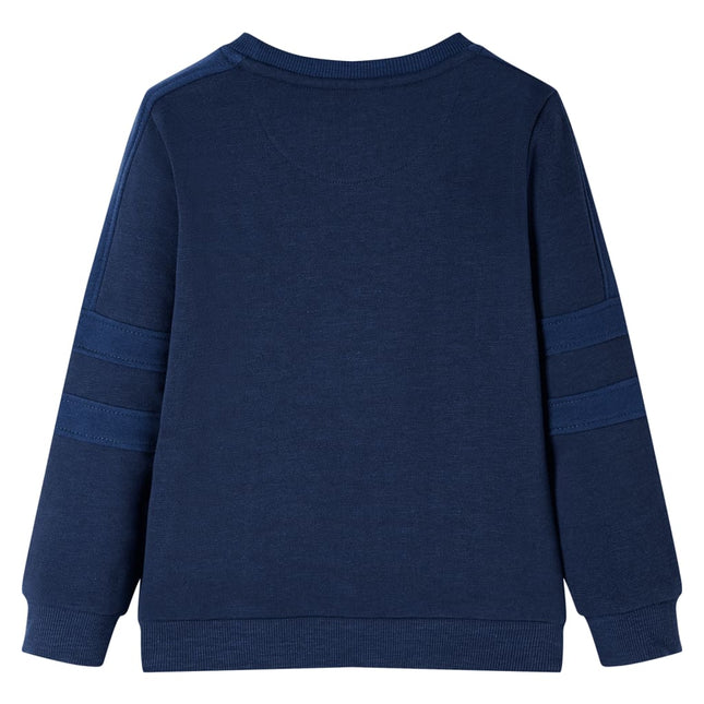 Sweatshirt til børn str. 92 marinemeleret