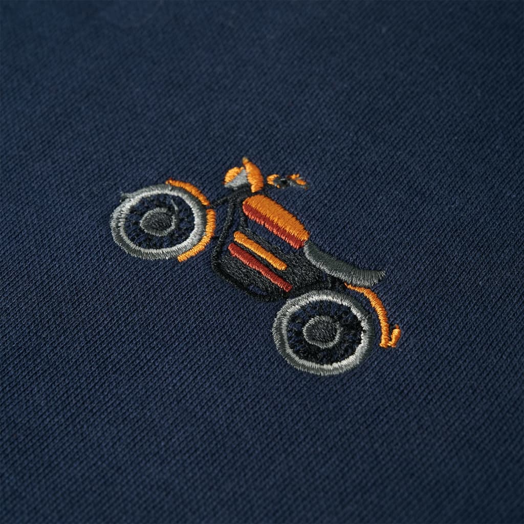Sweatshirt til børn str. 92 marinemeleret