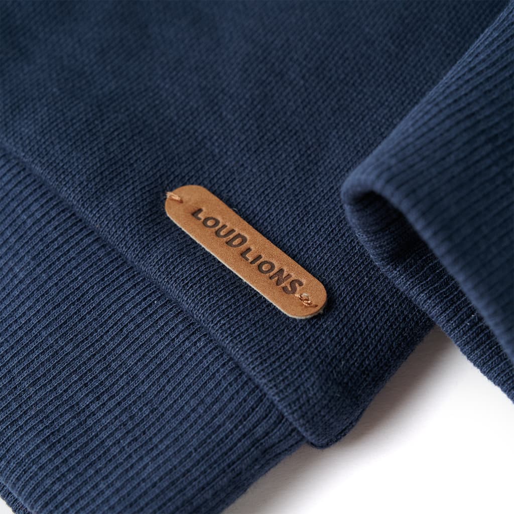 Sweatshirt til børn str. 92 marinemeleret
