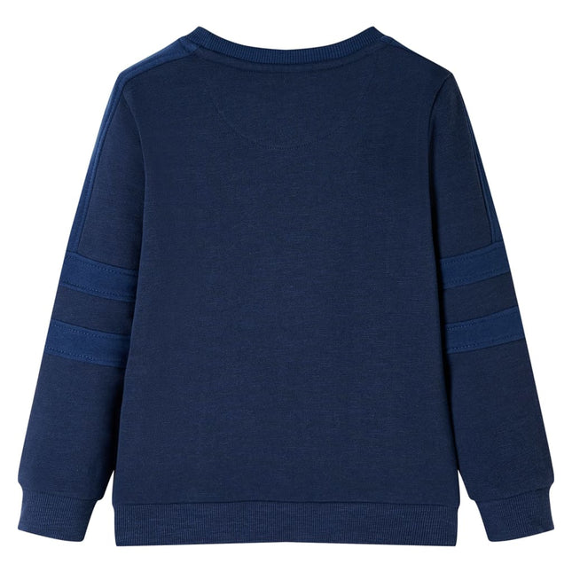 Sweatshirt til børn str. 116 marinemeleret