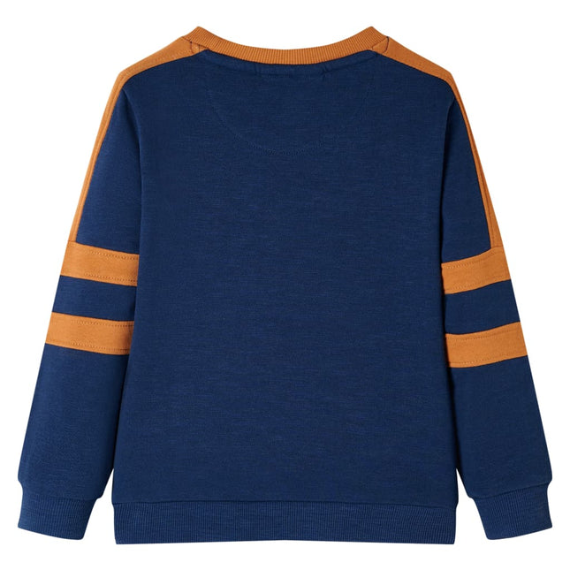 Sweatshirt til børn str. 104 indigoblå