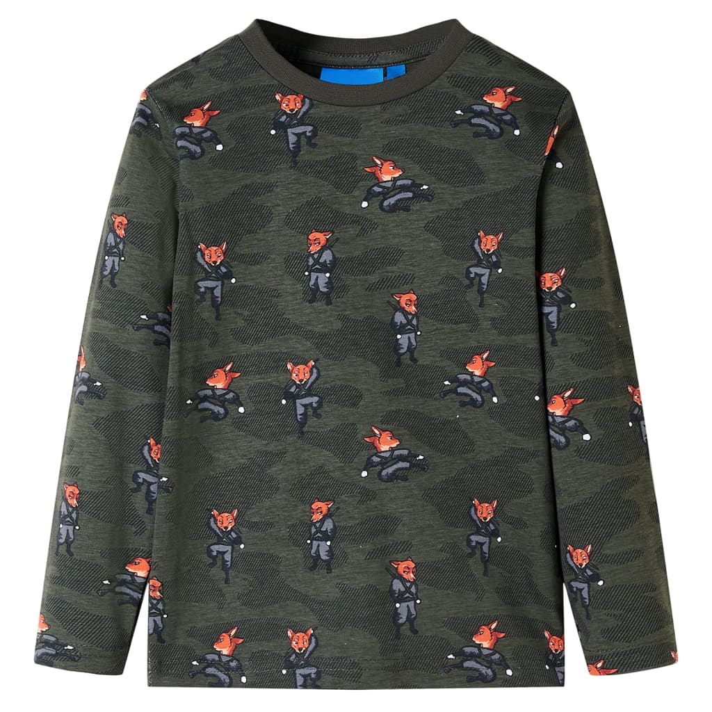 Pyjamas til børn str. 140 kakifarvet