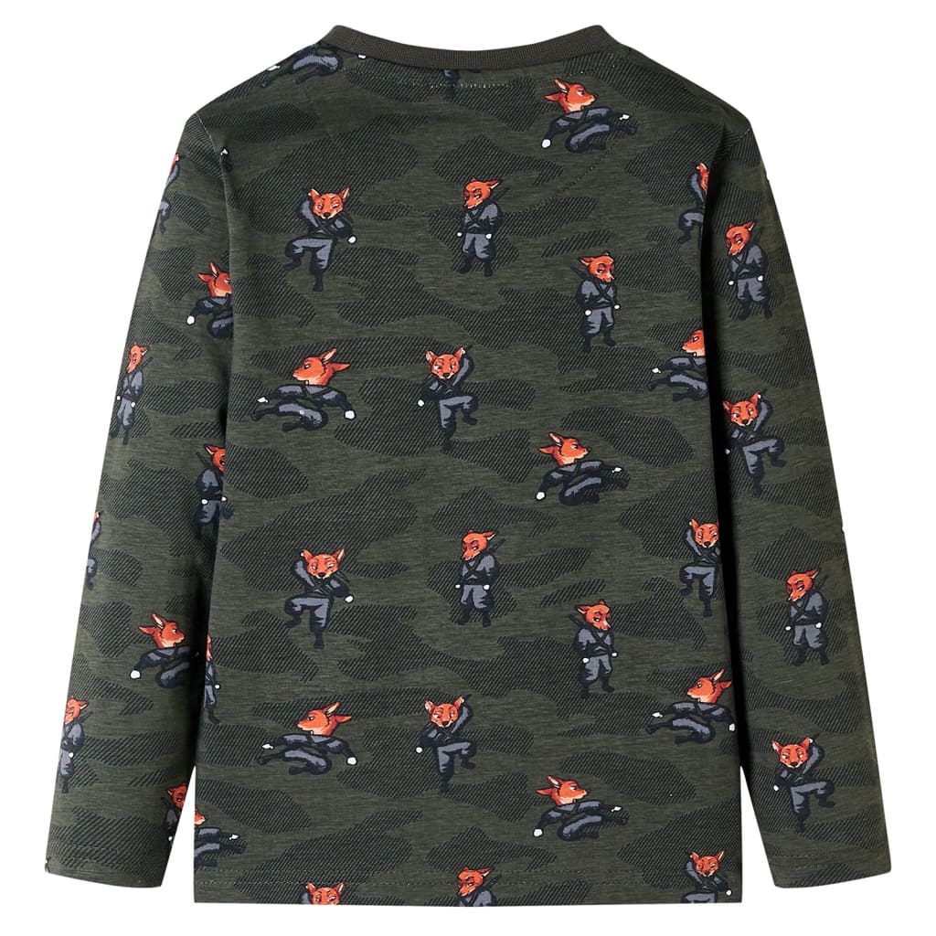 Pyjamas til børn str. 140 kakifarvet