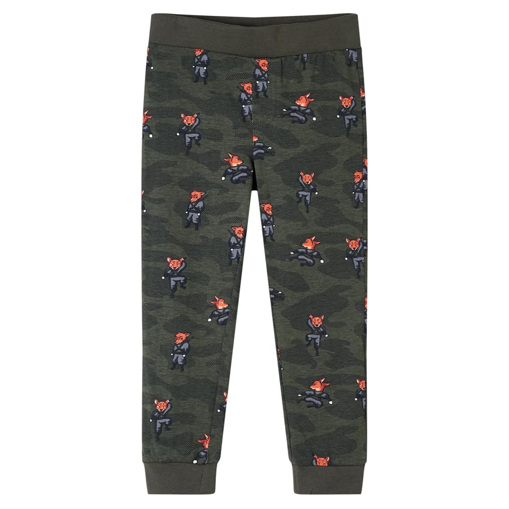 Pyjamas til børn str. 140 kakifarvet