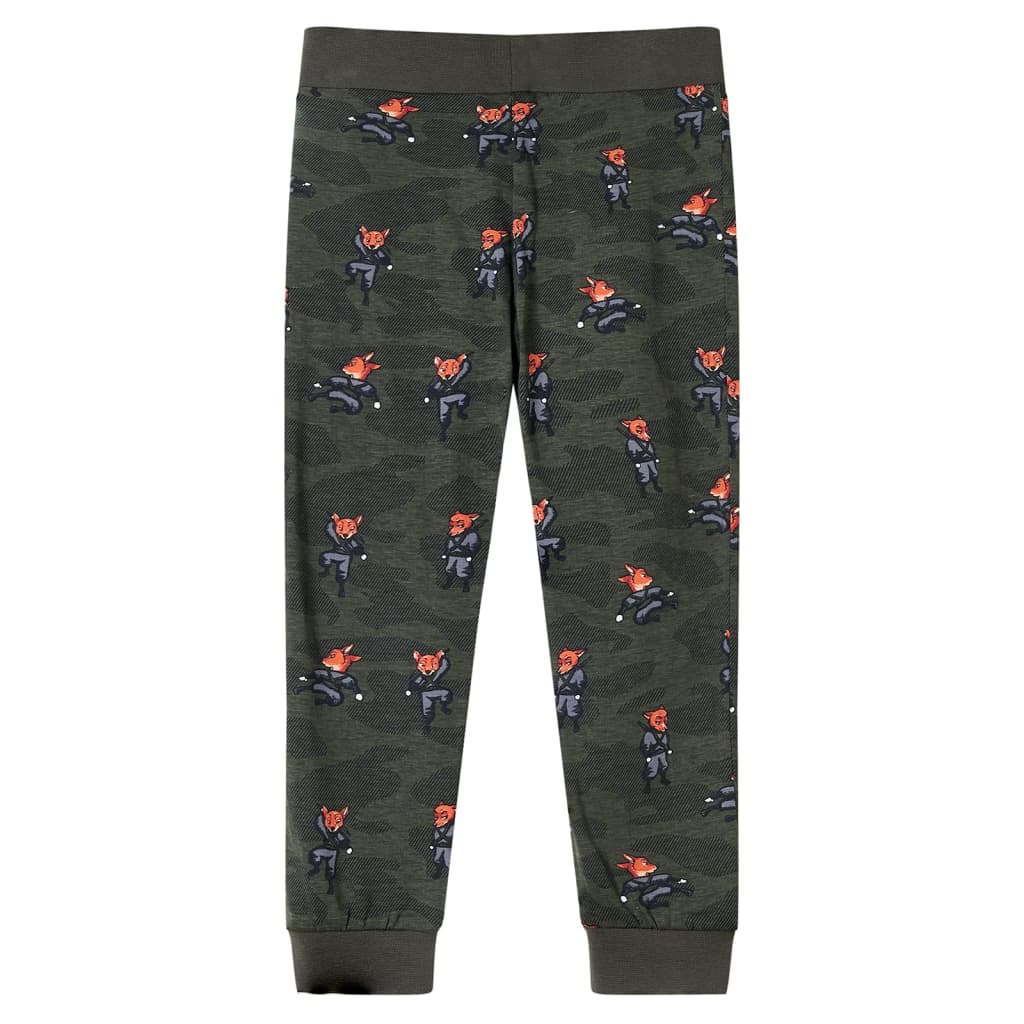 Pyjamas til børn str. 140 kakifarvet