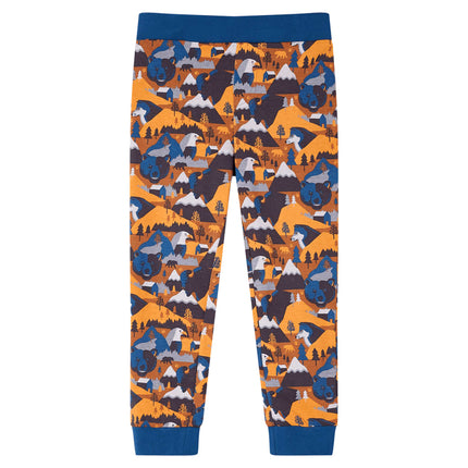 Pyjamas til børn str. 92 cognacfarvet