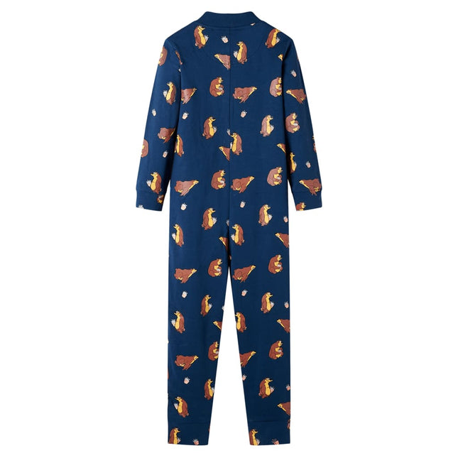Onesie til børn str. 92 blå