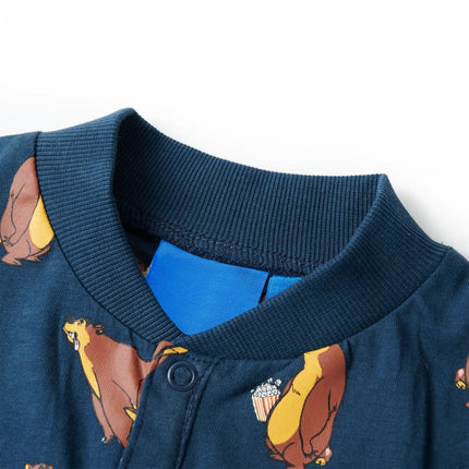 Onesie til børn str. 92 blå