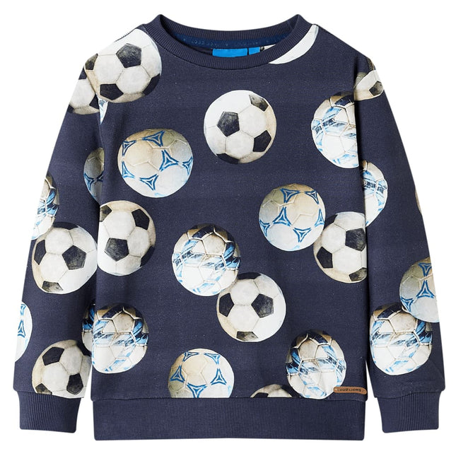 Sweatshirt til børn str. 92 marineblå