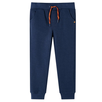 Joggingbukser til børn str. 92 blåmeleret