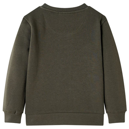 Sweatshirt til børn str. 140 kakifarvet