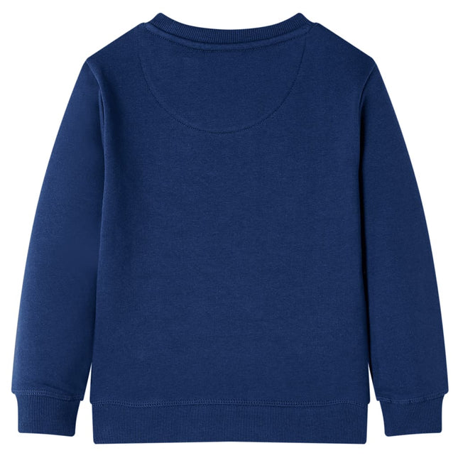 Sweatshirt til børn str. 104 marineblå