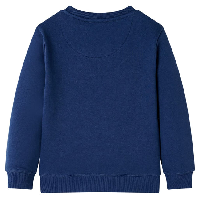 Sweatshirt til børn str. 116 marineblå