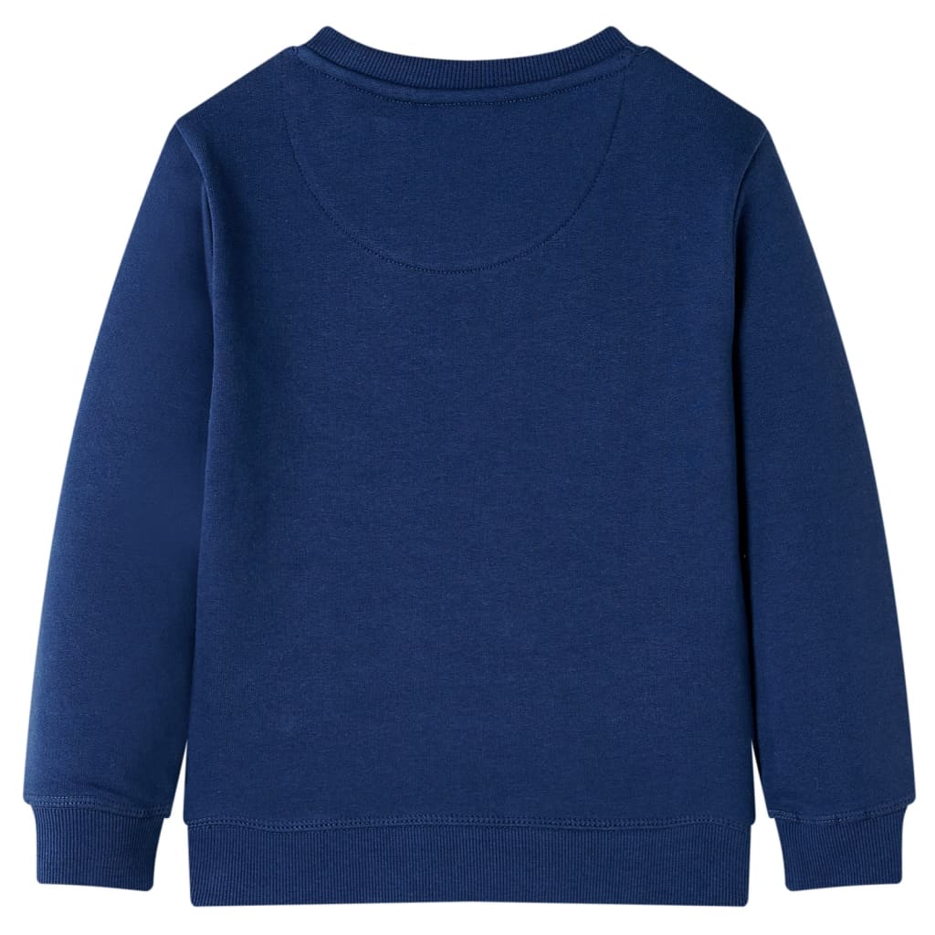 Sweatshirt til børn str. 116 marineblå