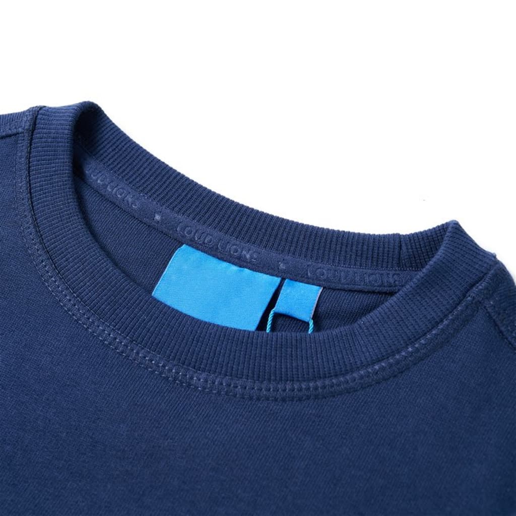 Sweatshirt til børn str. 116 marineblå