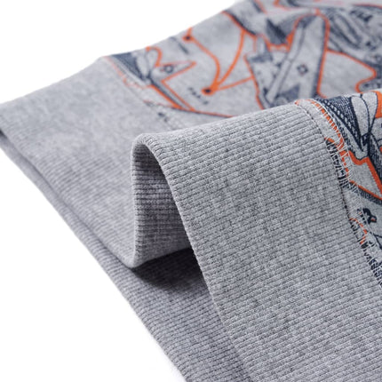 Sweatshirt til børn str. 128 gråmeleret