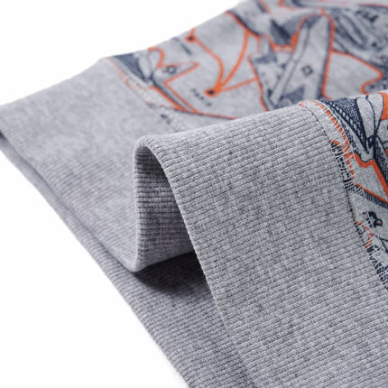 Sweatshirt til børn str. 140 gråmeleret