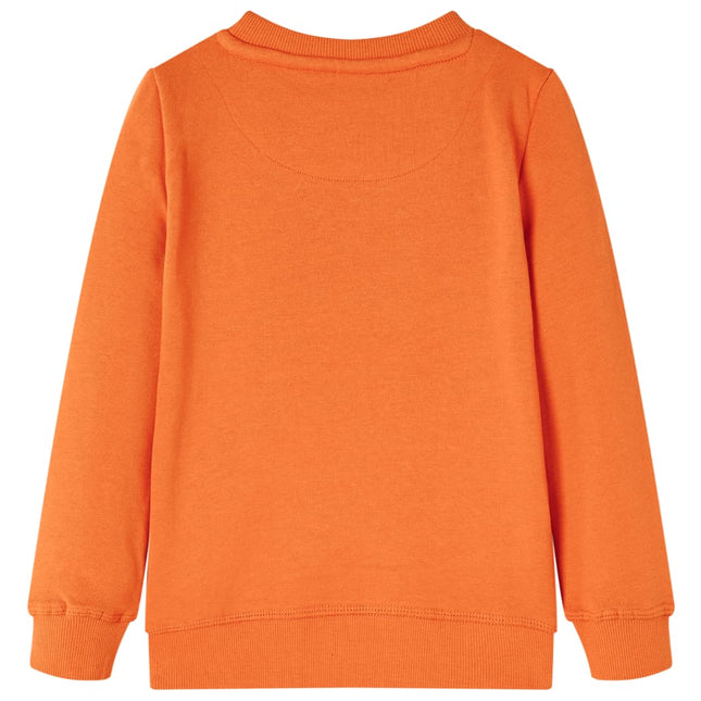 Sweatshirt til børn orange str. 104