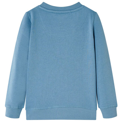 Sweatshirt til børn mellemblå str. 92