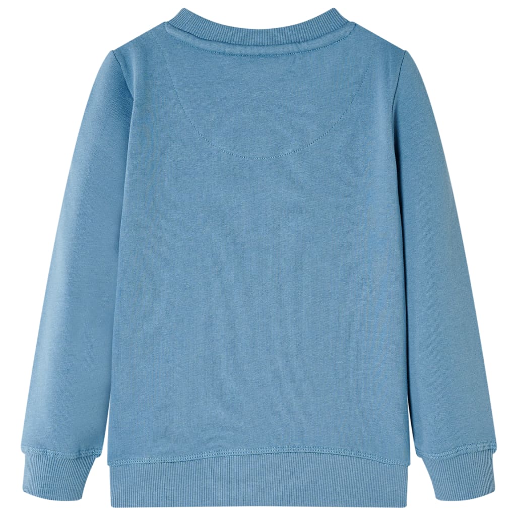 Sweatshirt til børn mellemblå str. 104