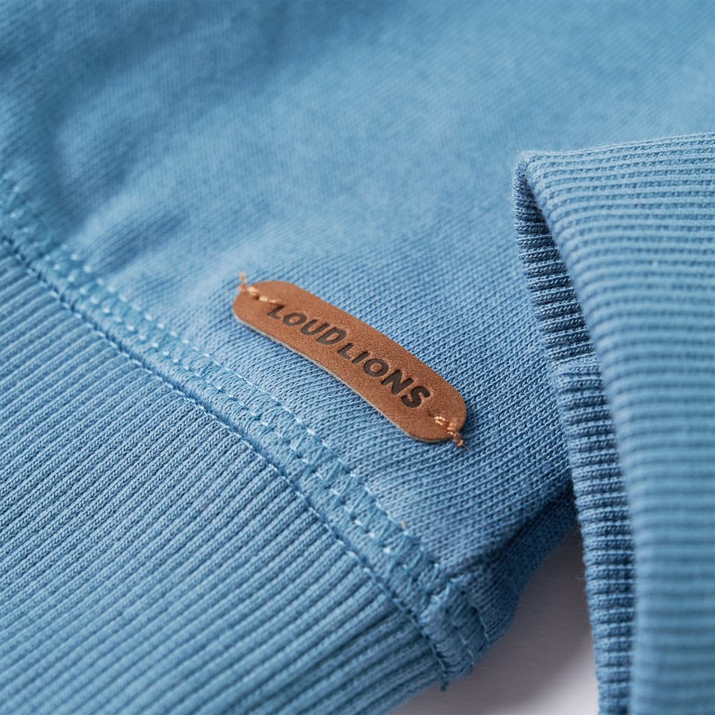 Sweatshirt til børn mellemblå str. 104