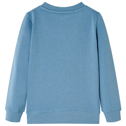 Sweatshirt til børn mellemblå str. 116
