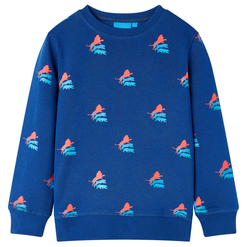 Sweatshirt til børn str. 104 mørkeblå