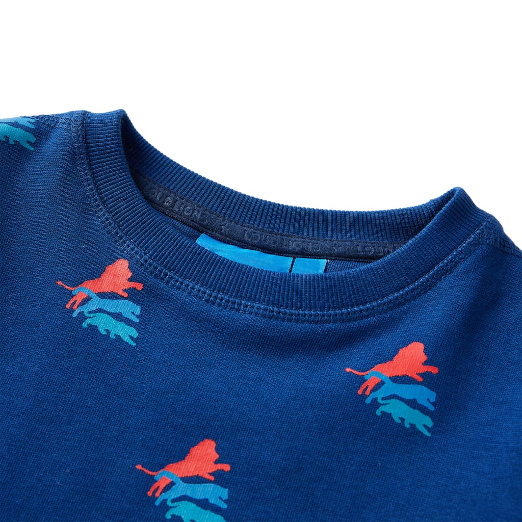 Sweatshirt til børn str. 104 mørkeblå