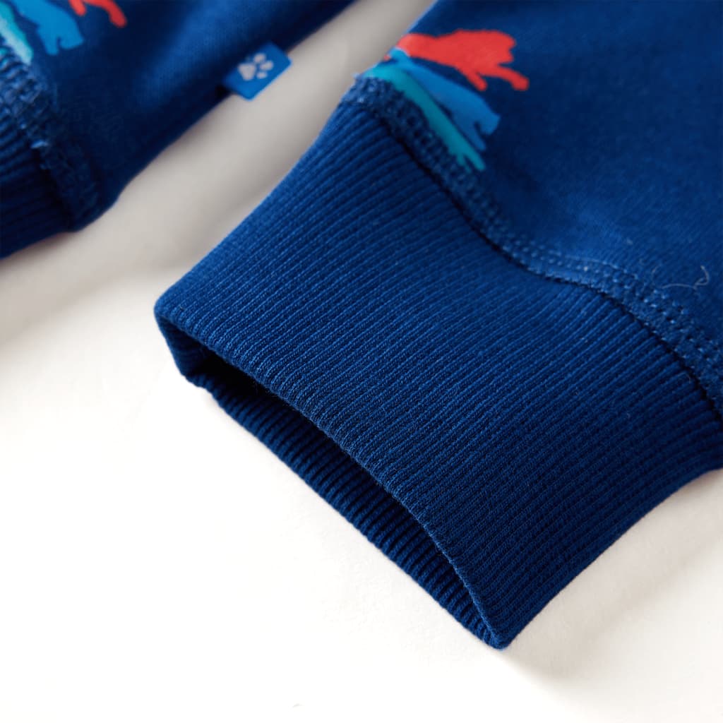 Sweatshirt til børn str. 104 mørkeblå