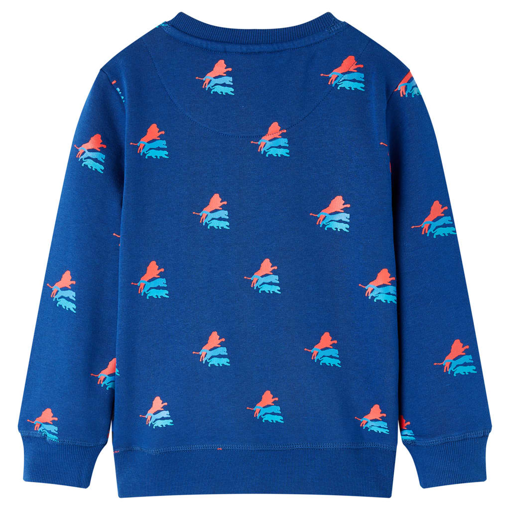Sweatshirt til børn str. 128 mørkeblå