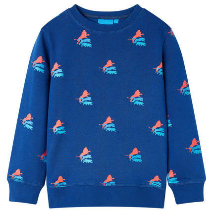 Sweatshirt til børn str. 140 mørkeblå