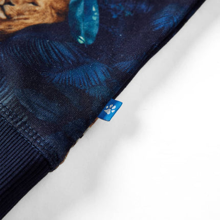 Sweatshirt til børn str. 104 marineblå