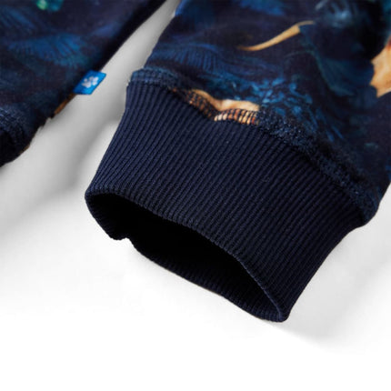 Sweatshirt til børn str. 116 marineblå