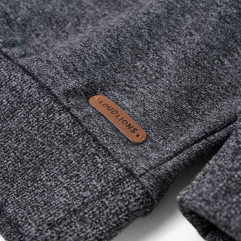 Sweatshirt til børn str. 104 blåmeleret