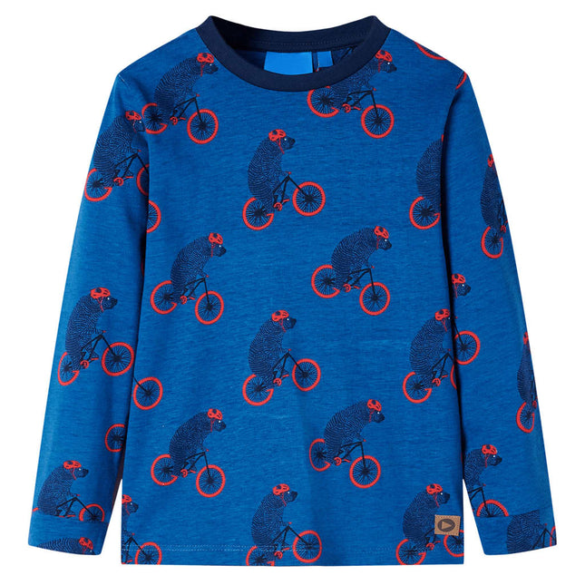 Pyjamas til børn str. 92 petroleumsblå
